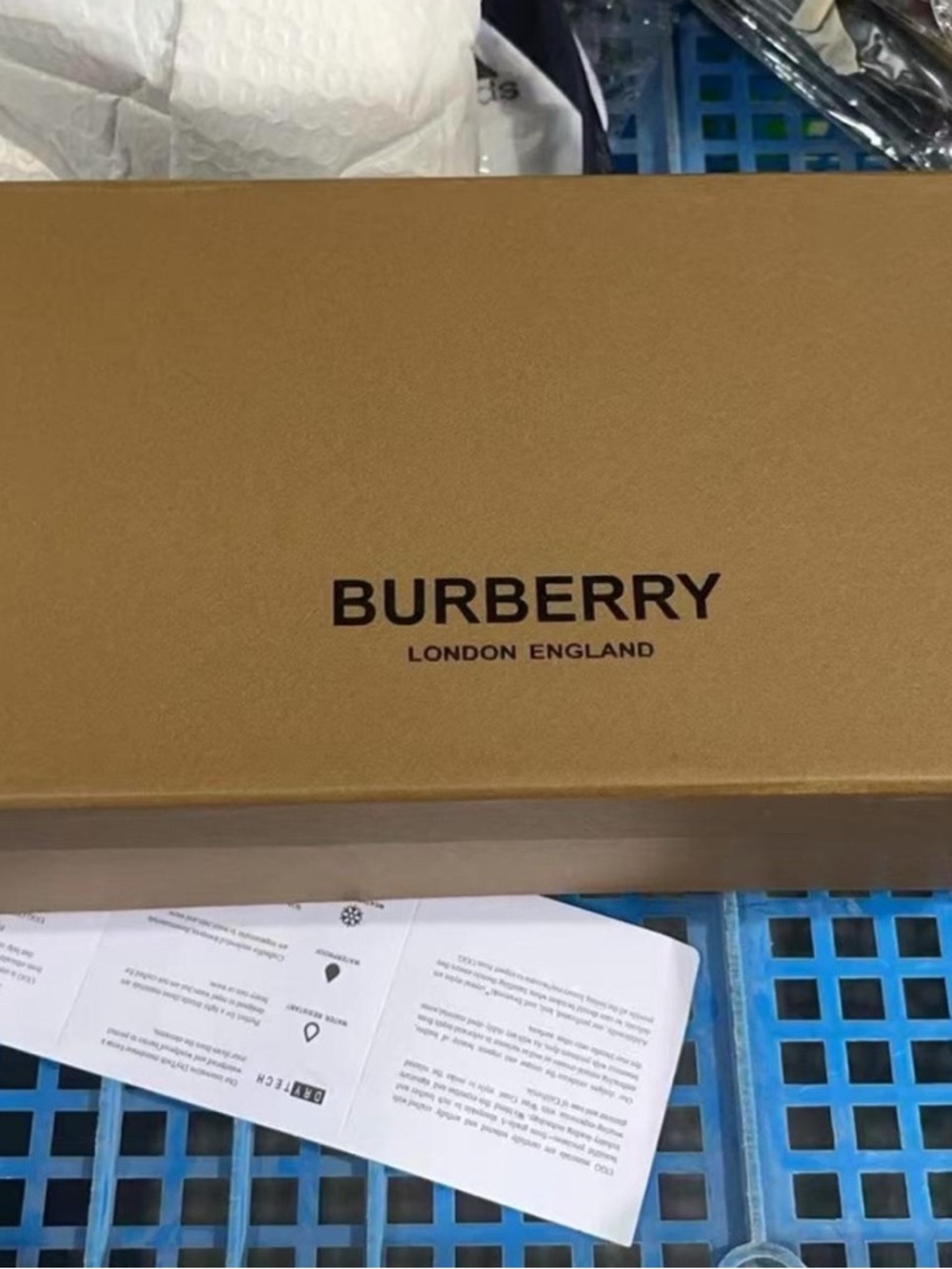 Burberry Black Slide Sandal with Vintage Check Strap - Picture 6 of 6